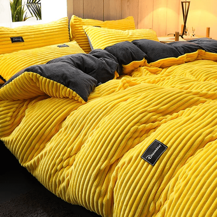 Fluwel – Winter bedding set fleece & velvet warm – for cold nights