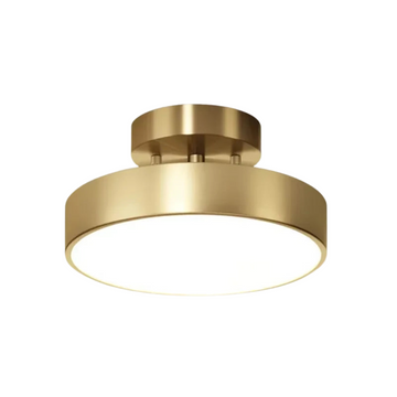 CopperLux – Lámpara de techo LED retro cobre – Diseño compacto y de bajo consumo energético
