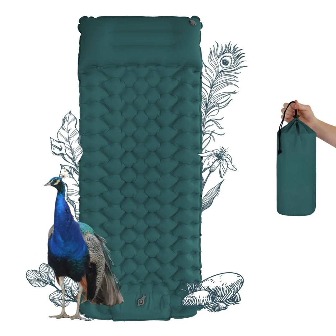 AirLite Zelfopblazend Slaapmatje – Lichtgewicht, Compact & 10 cm Dik Comfort Vestragear