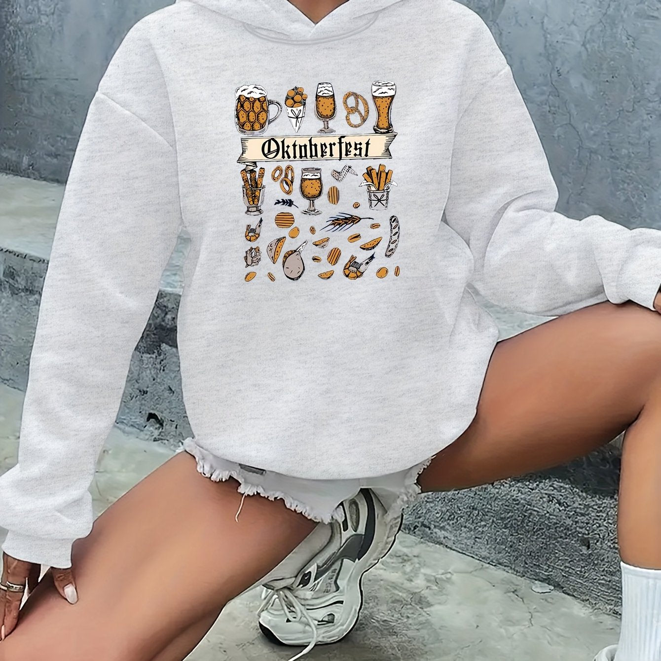 Bavaria Spirit Dameshoodie Anna – warme Oktoberfest hoodie voor herfst en winter
