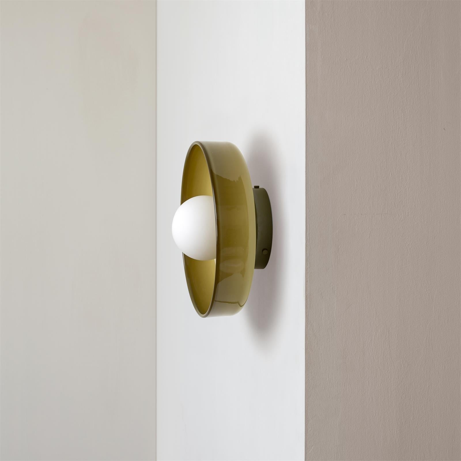 Culina – Ronde flush plafondlamp – Glasdesign voor keuken & interieur