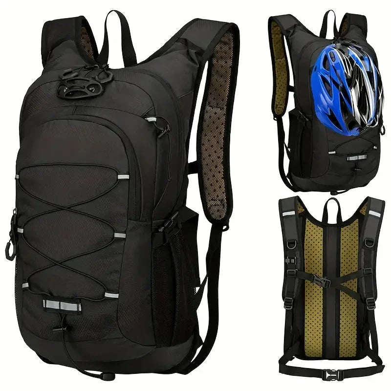 Mochila de bicicleta impermeable premium – ligera, ventilada y práctica