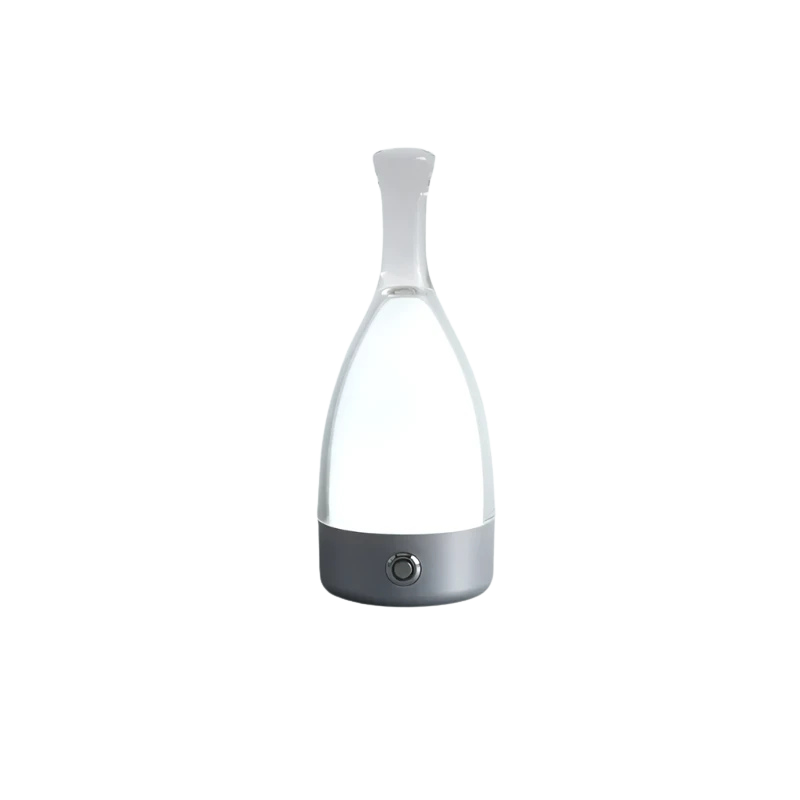 VinoGlow | Lámpara de mesa recargable en deseño de botella de viño