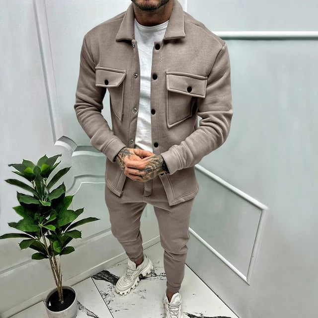 Melzano Joost - Conxunto casual de roupa urbana para homes