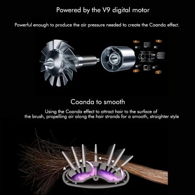5-in-1 Hair Dryer Brush – Air Styler with 5 Attachments & Ionic Technology