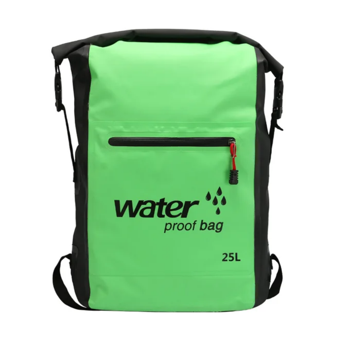 Mochila impermeable de 25L – Para deportes acuáticos y aventuras al aire libre
