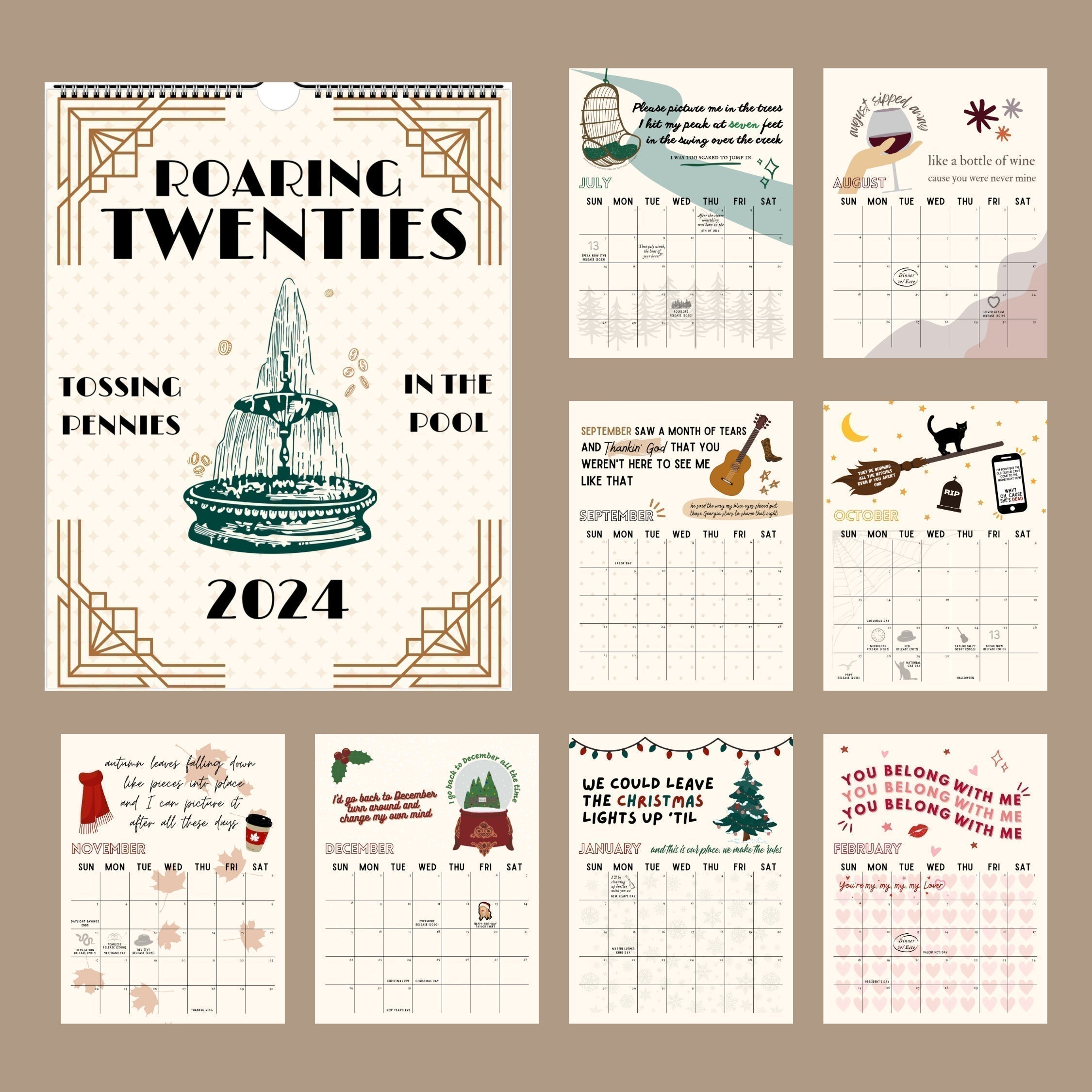 Revalki Taylor Swift Kalender
