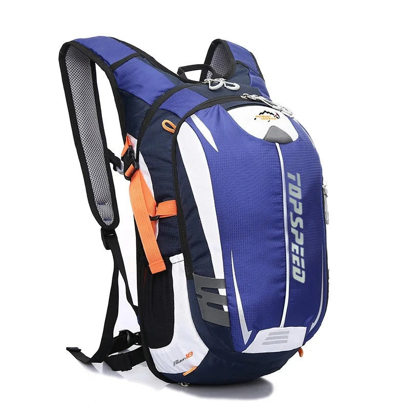 Fahrrad- & Wanderrucksack 18L – Inklusive 2L Wasserblase & Regenschutz