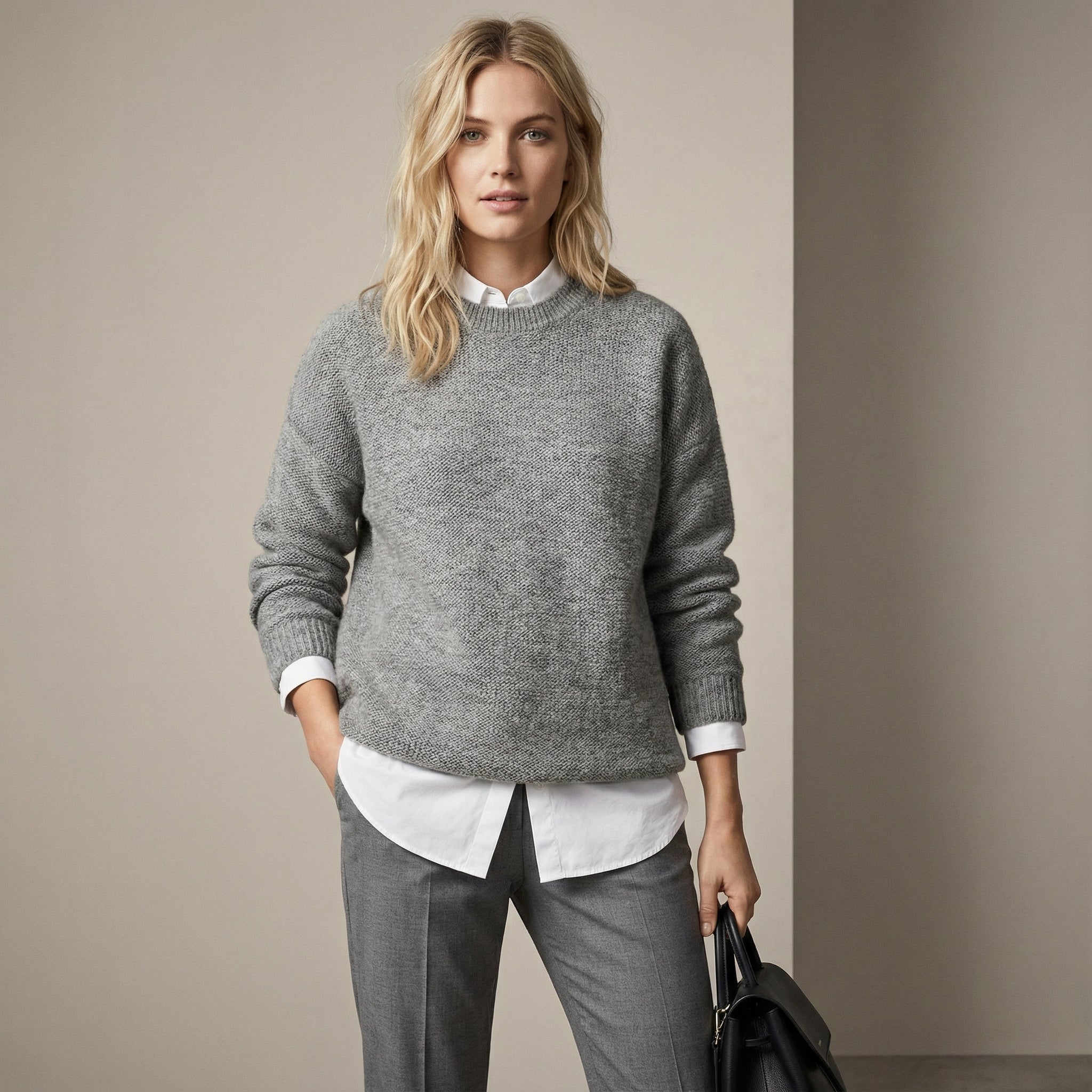 Stijlvolle kasjmier trui - Luxueus, tijdloos & modern