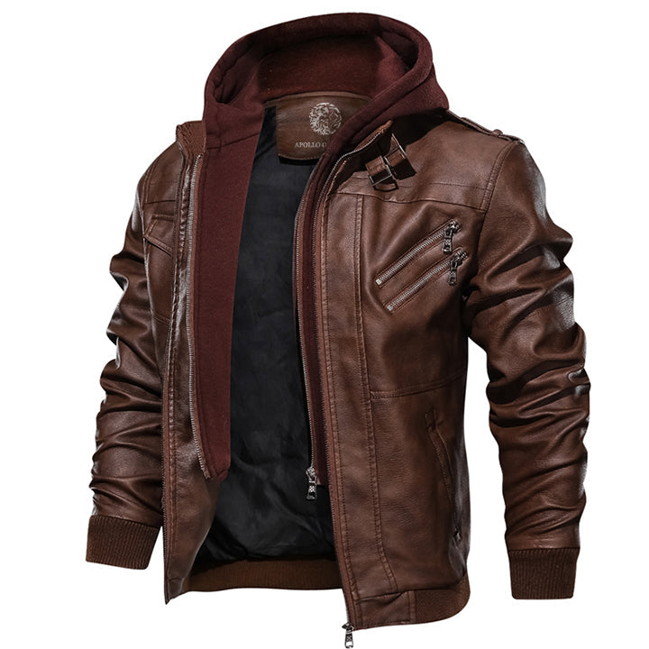 Outdoor Vulcan PU-Lederjacke - Stil & Funktion für jeden Anlass
