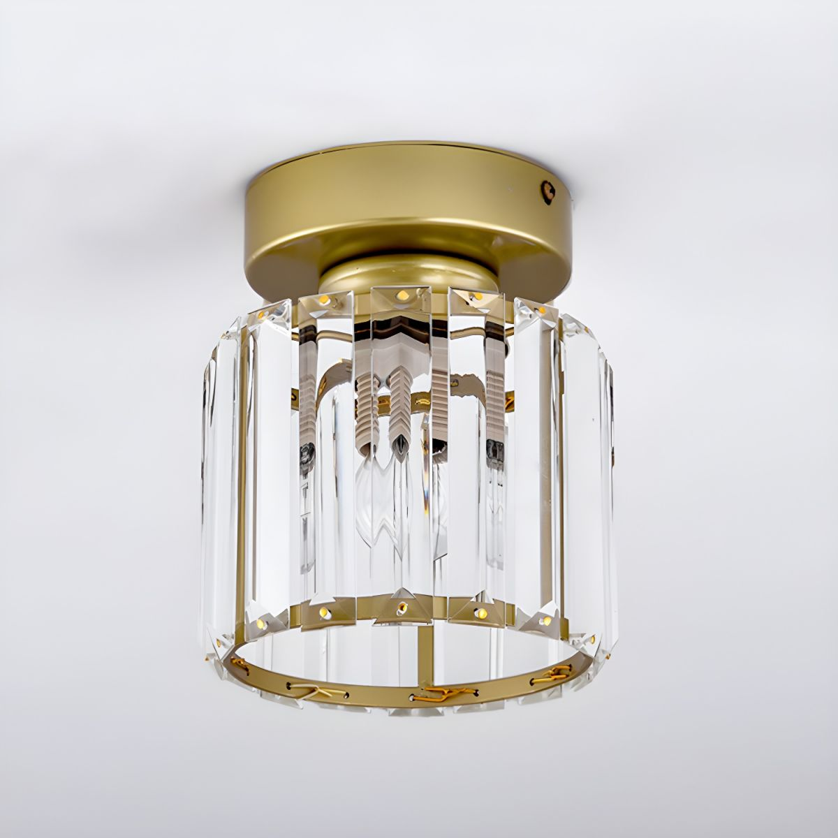 Bravura – Modern flush ceiling lamp – 1-light black design