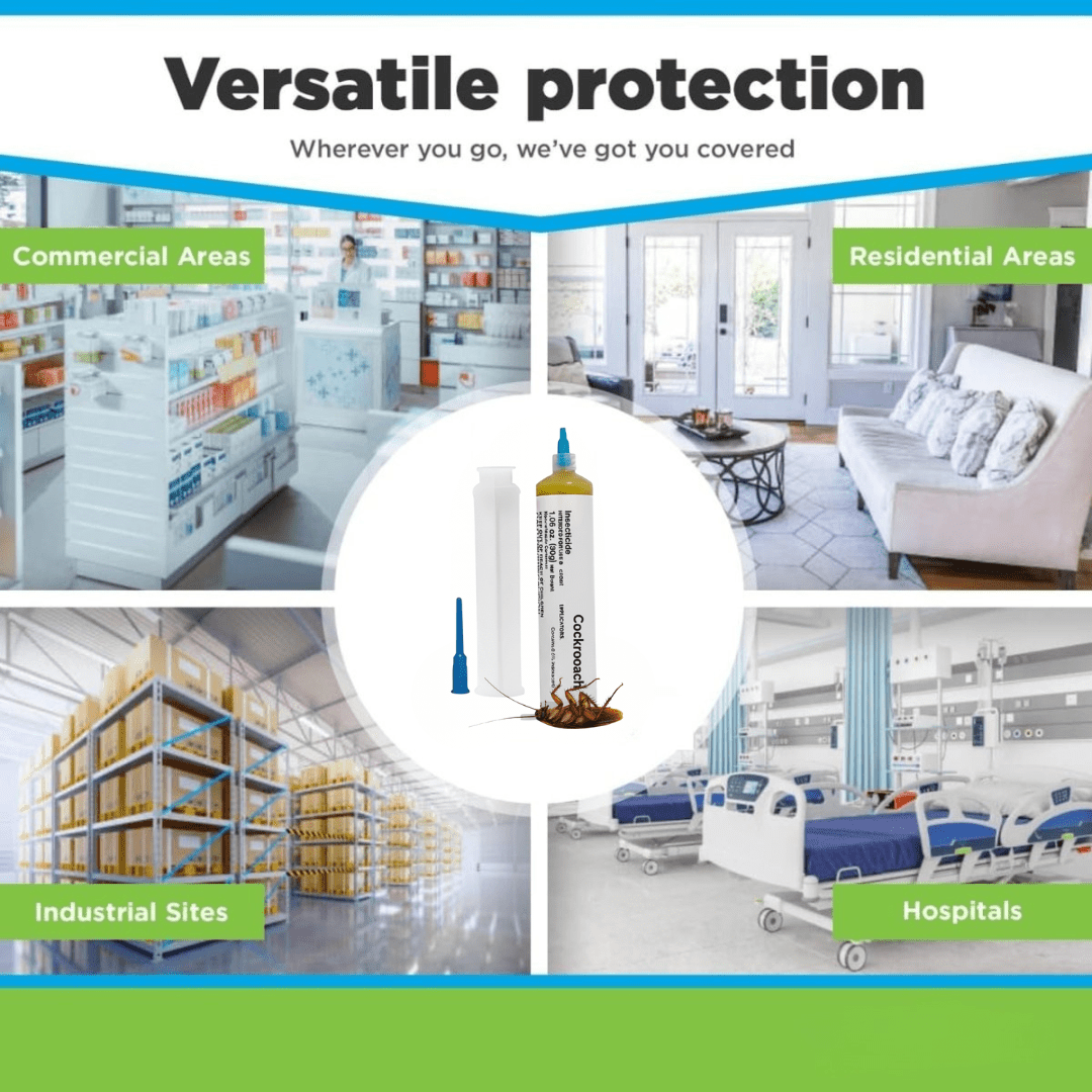 Kakkerlakken Gel – Precieze Doseerspuit, Geurloos Gebruik & Langwerkende Formule