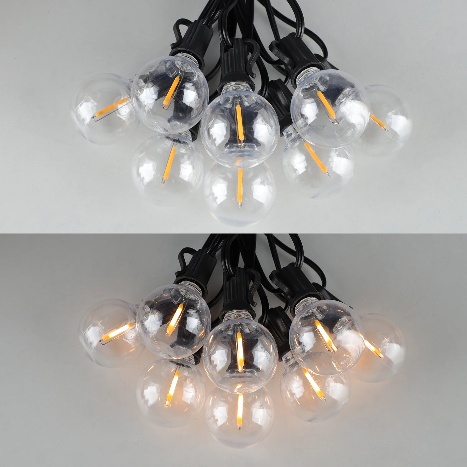 Revalki Lámparas colgantes para exteriores – Iluminación de jardín elegante con LED