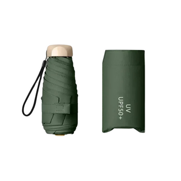 SkyShield – Mini-Regenschirm Reisegröße, UV-Schutz & winddicht
