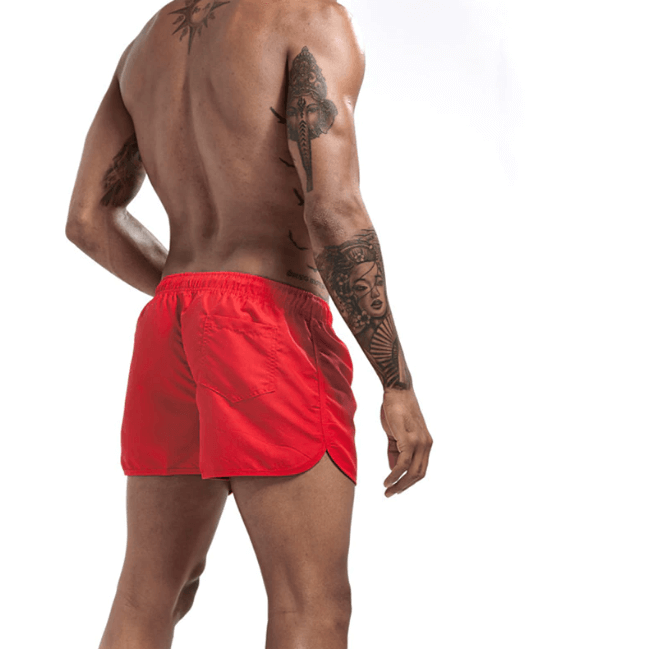 Herren Badeshorts – schnell trocknende Shorts mit Kordelzug und leichtem Schnitt  