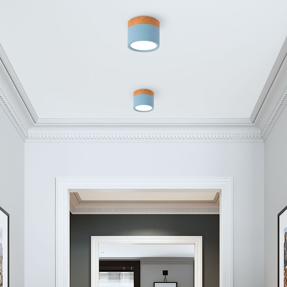 Cylora – Lámpara de techo empotrada compacta – Foco LED moderno de aluminio