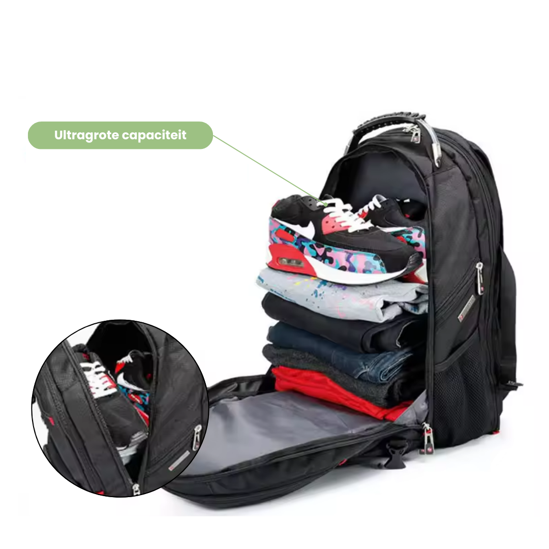 Multifunktionaler Laptop-Rucksack – 17 Zoll – wasserbeständig & mit USB-Anschluss
