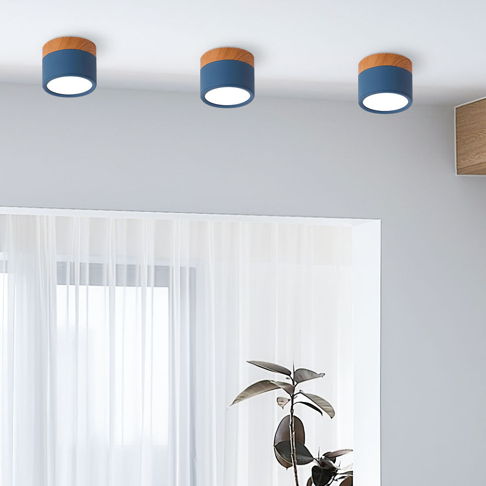 Cylora – Lámpara de techo empotrada compacta – Foco LED moderno de aluminio
