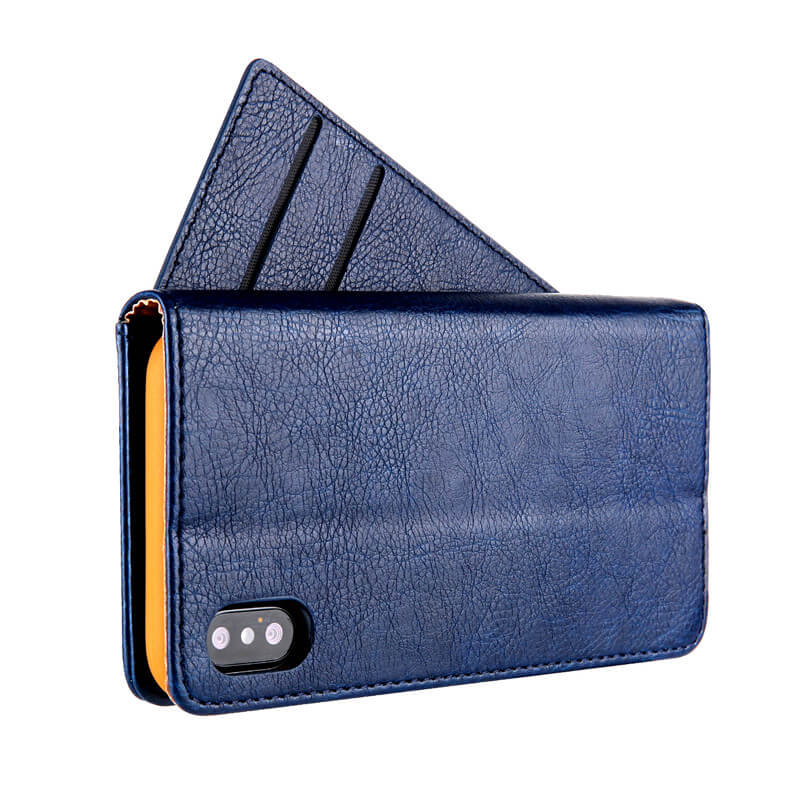 Magnetische Flip Leren Telefoon Beschermer