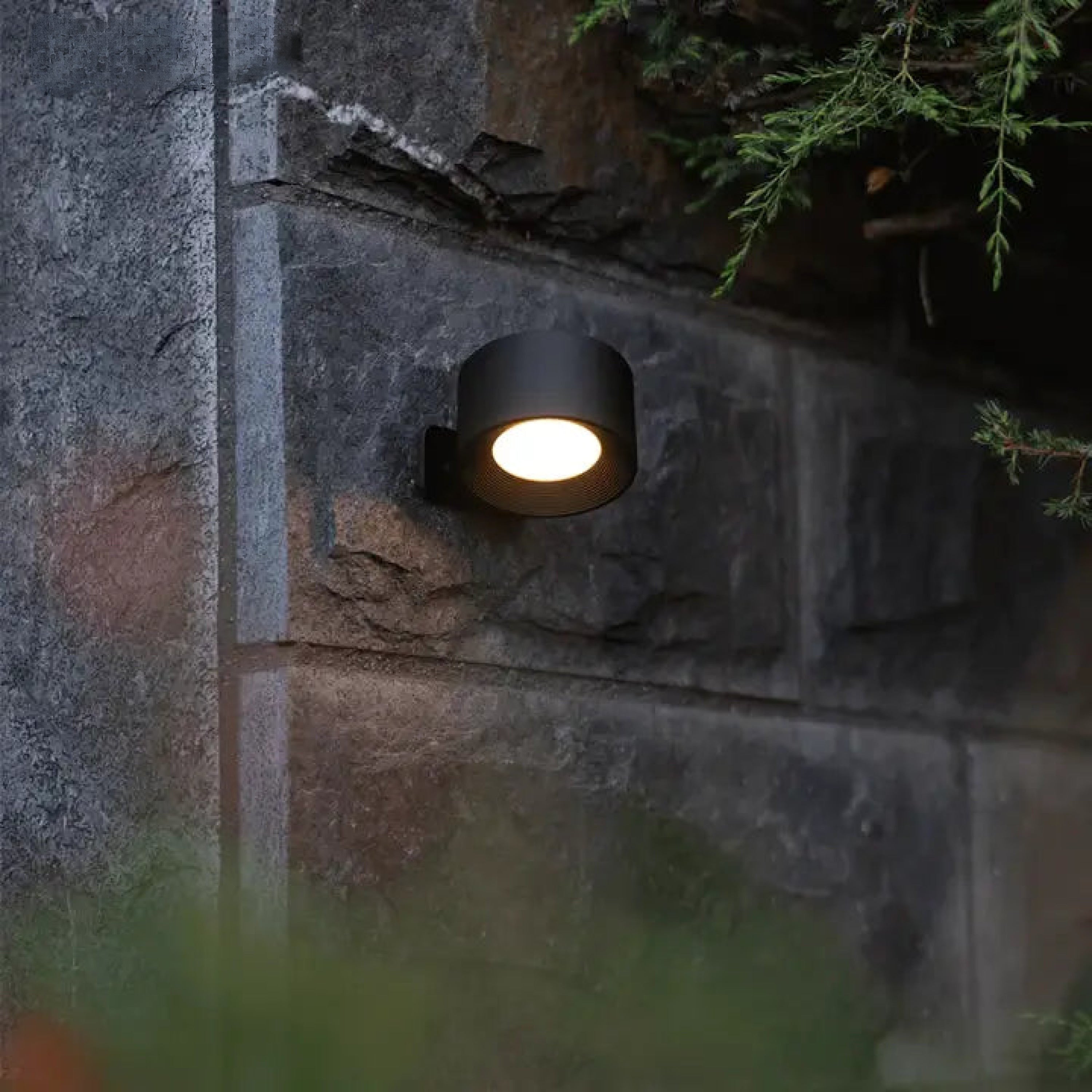 Furendi – Lámpara de parede recargable sen fíos 360° – Iluminación interior e exterior