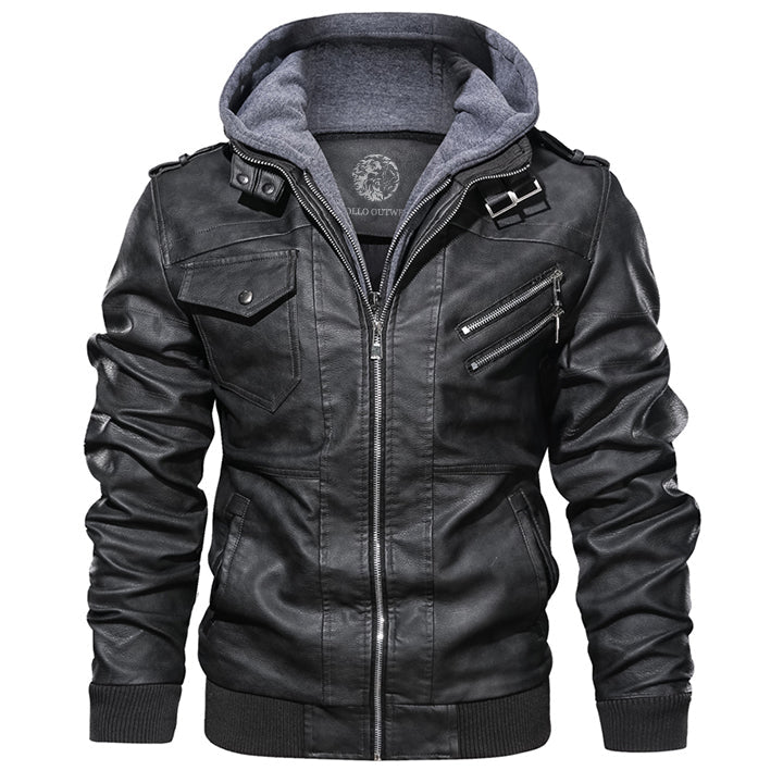 Outdoor Vulcan PU-Lederjacke - Stil & Funktion für jeden Anlass