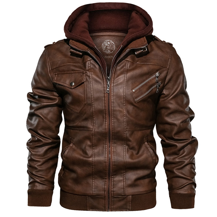 Outdoor Vulcan PU-Lederjacke - Stil & Funktion für jeden Anlass