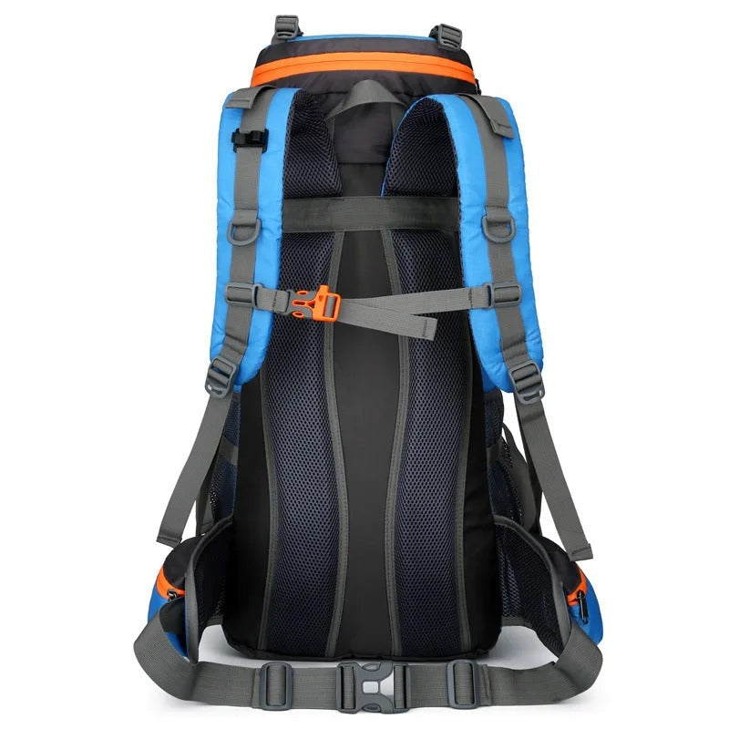 Melzano AdventurePro 2.0 Mochila impermeable de 65 litros - O teu compañeiro definitivo para aventuras ao aire libre