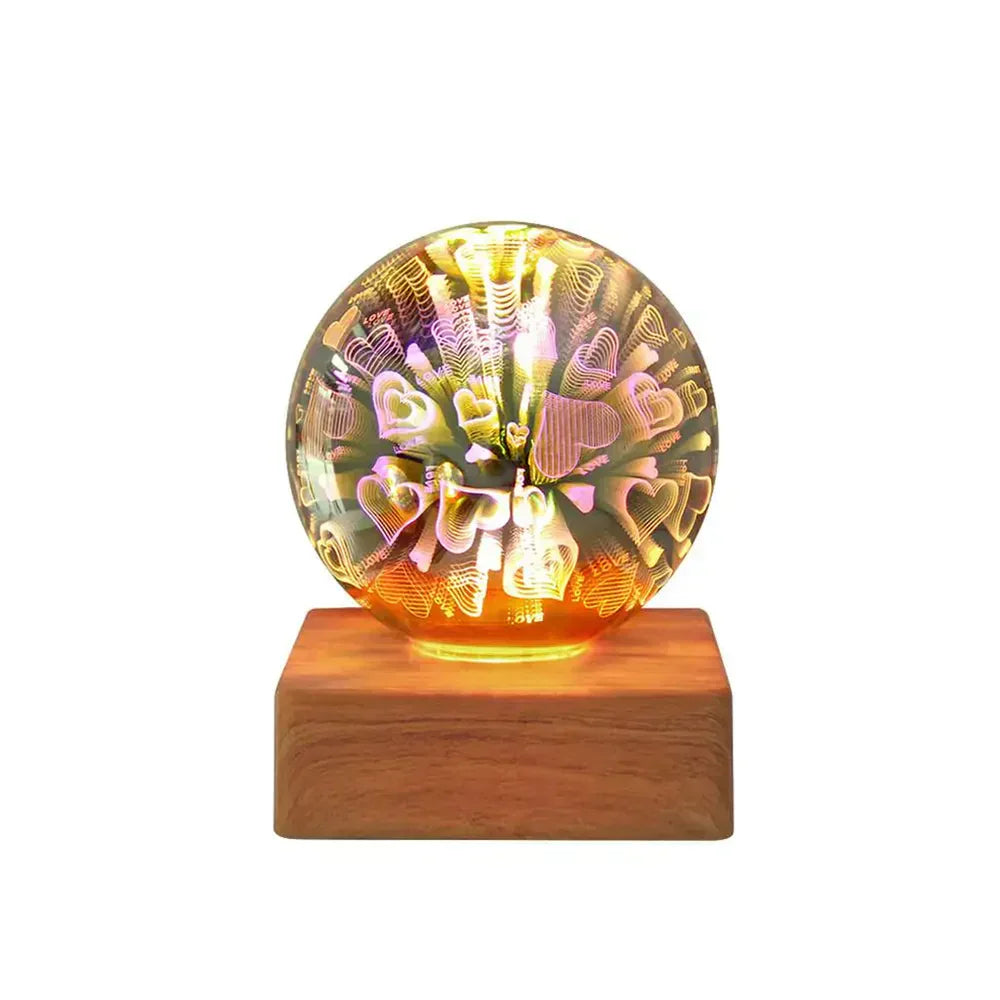 StarburstGlow Bola de cristal con efecto de lume 3D - Iluminación ambiental LED