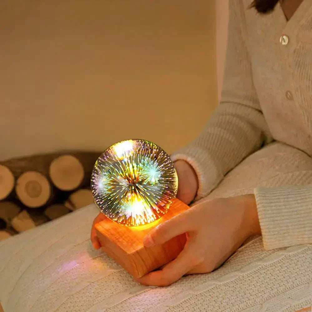 StarburstGlow Bola de cristal con efecto de lume 3D - Iluminación ambiental LED
