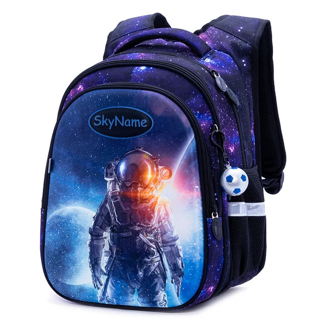Ballino – mochila de fútbol 3D reflectante repelente al agua – para niños pequeños