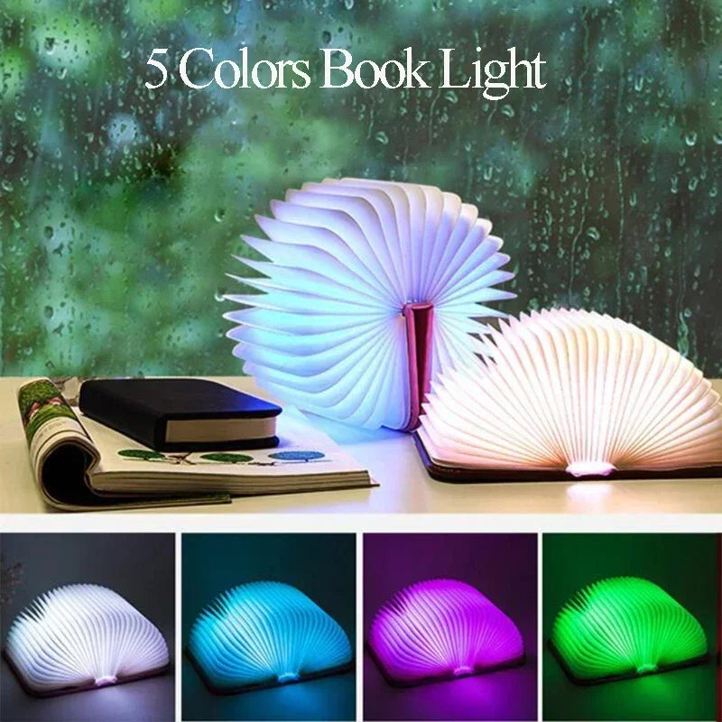 Luminio – 3D faltbare LED-Nachtlampe RGB USB – Kinderzimmer & Geschenk