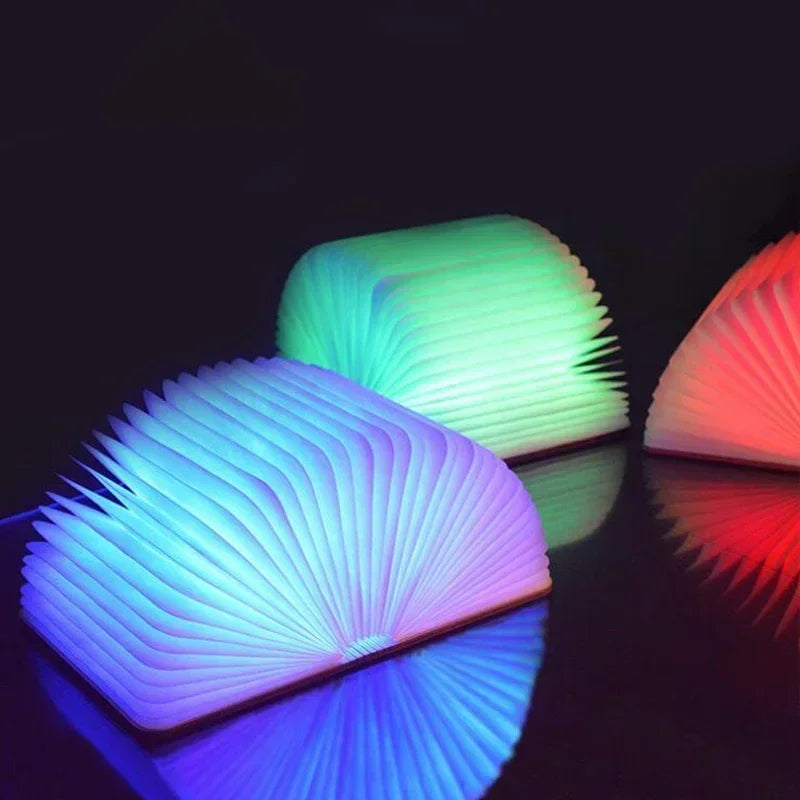 Luminio – 3D faltbare LED-Nachtlampe RGB USB – Kinderzimmer & Geschenk