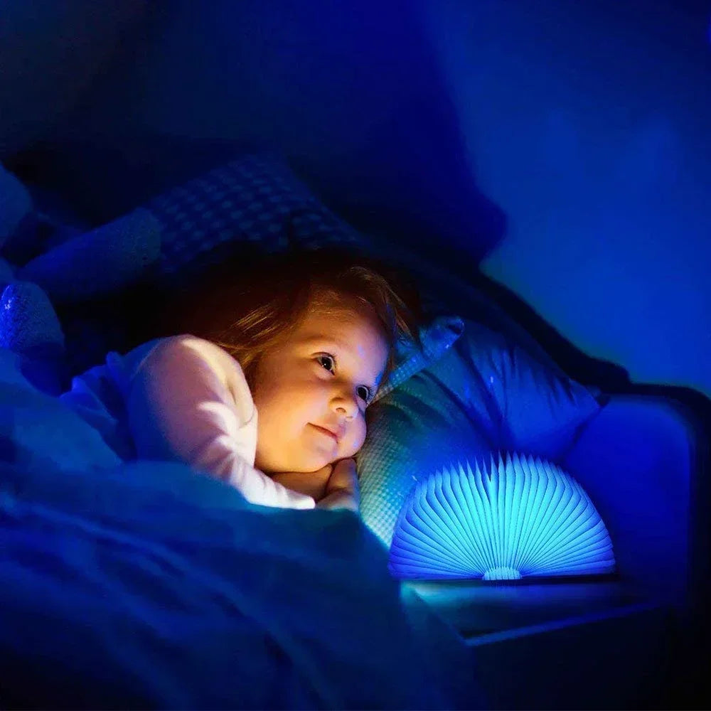 Luminio – 3D faltbare LED-Nachtlampe RGB USB – Kinderzimmer & Geschenk
