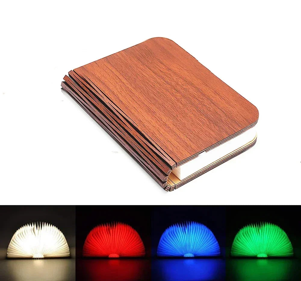 Luminio – 3D faltbare LED-Nachtlampe RGB USB – Kinderzimmer & Geschenk