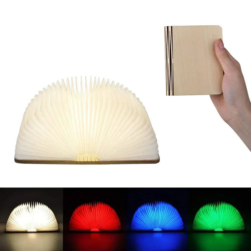 Luminio – 3D faltbare LED-Nachtlampe RGB USB – Kinderzimmer & Geschenk