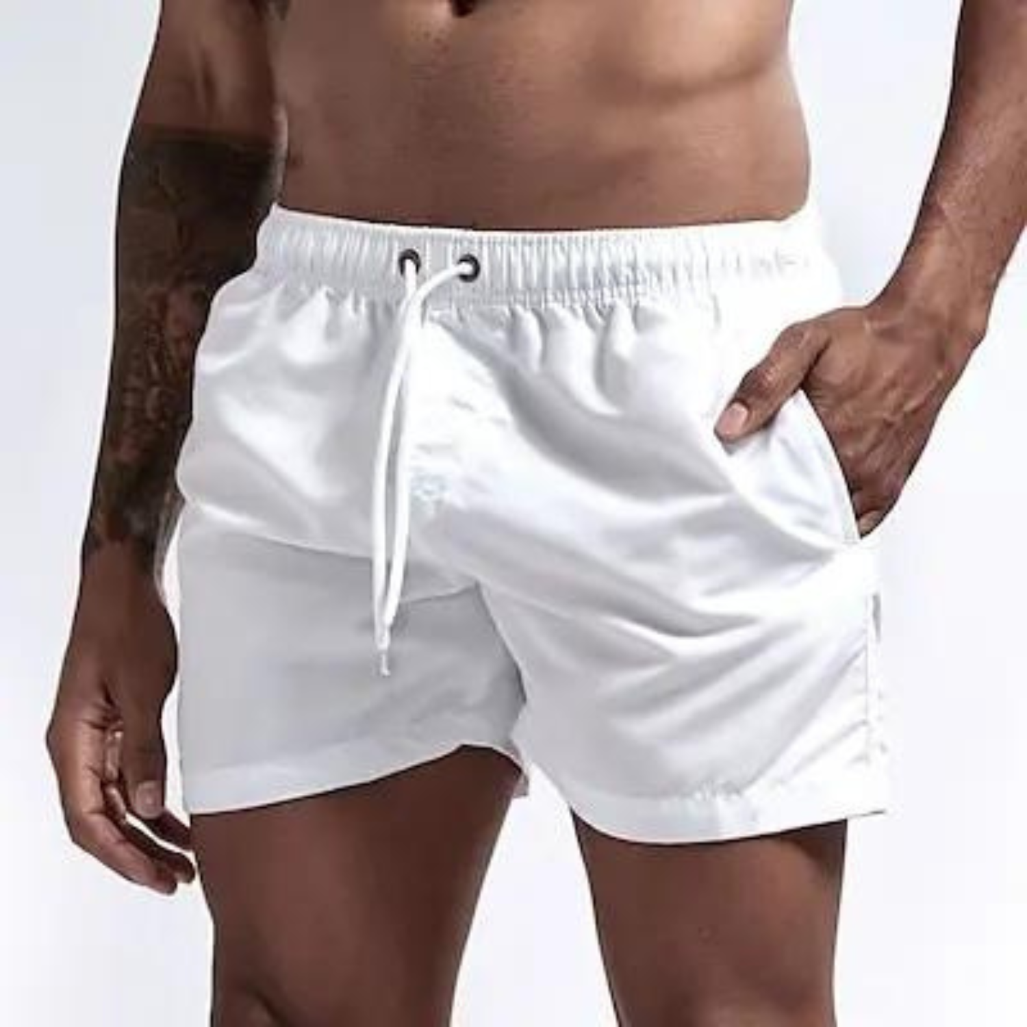 Revalki Sunsets Kollektion - Bequeme Herren-Badehose mit Bändern