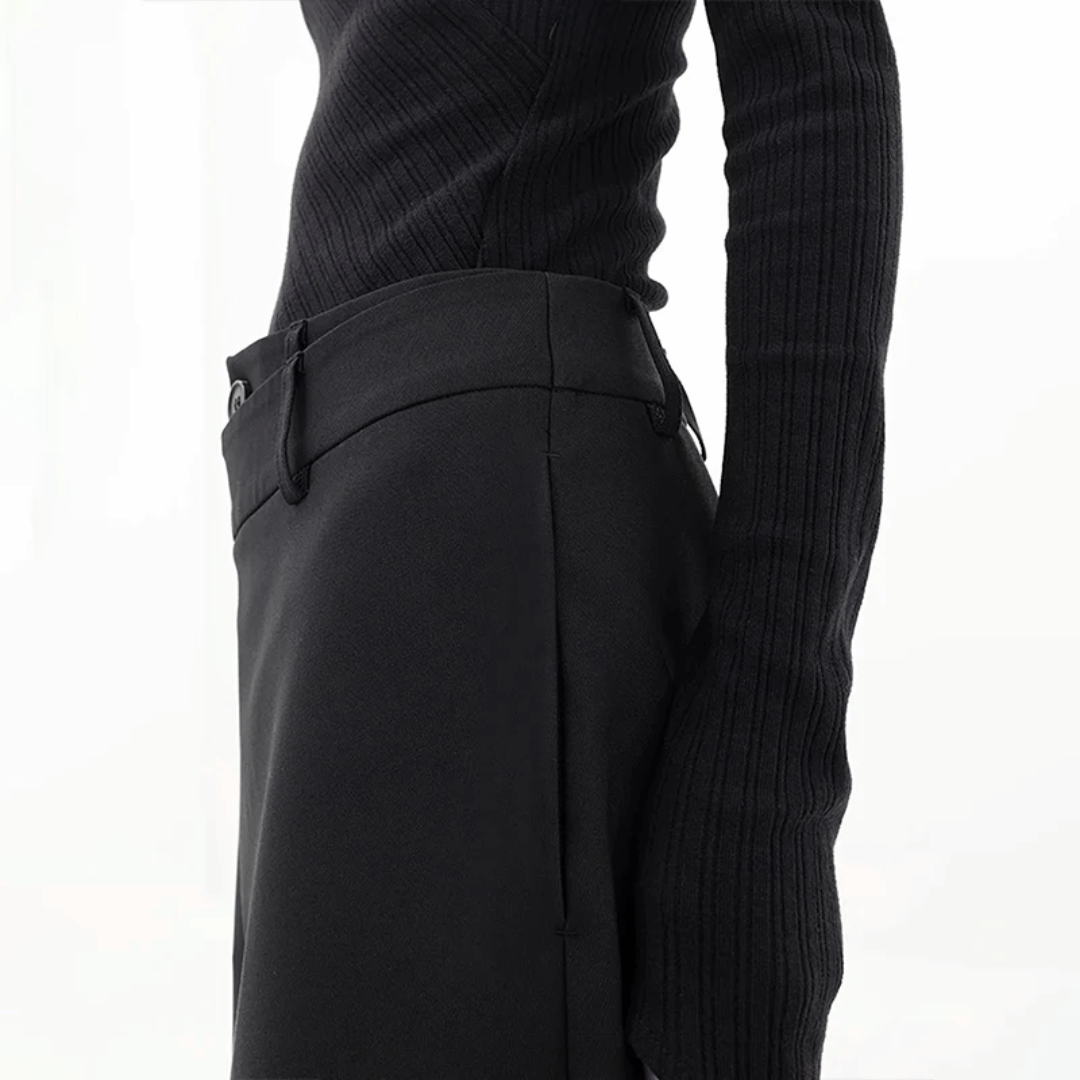 Paloma Wide-Leg Pants | Asymmetrical & Luxury Wide Legs by Isabella Vionnet