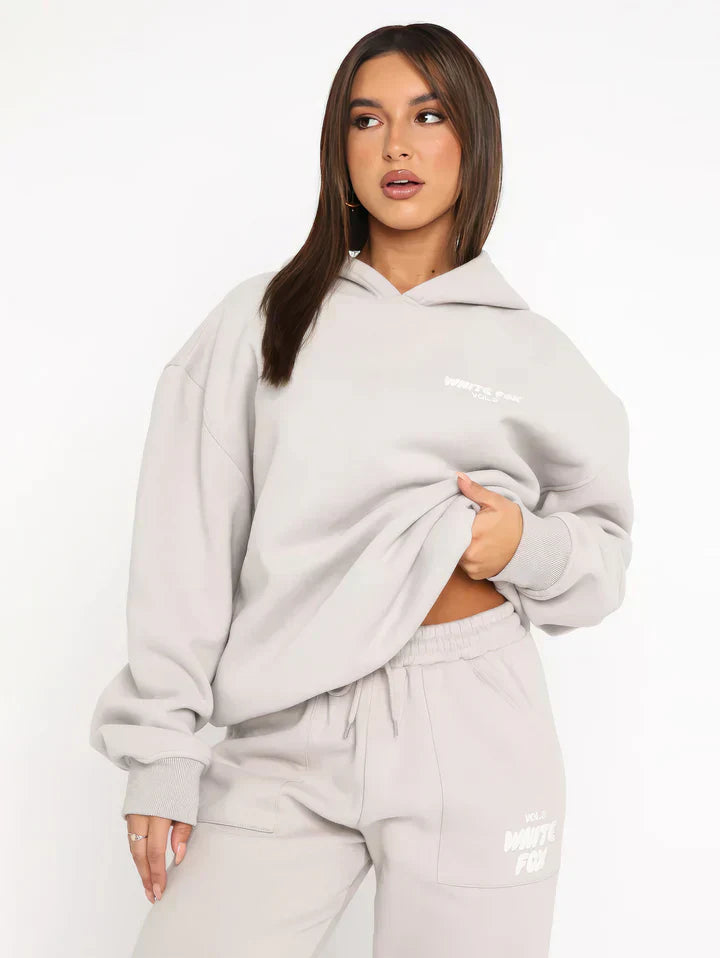 Ezrah – Conjunto de chándal para mujer con sudadera con capucha para correr