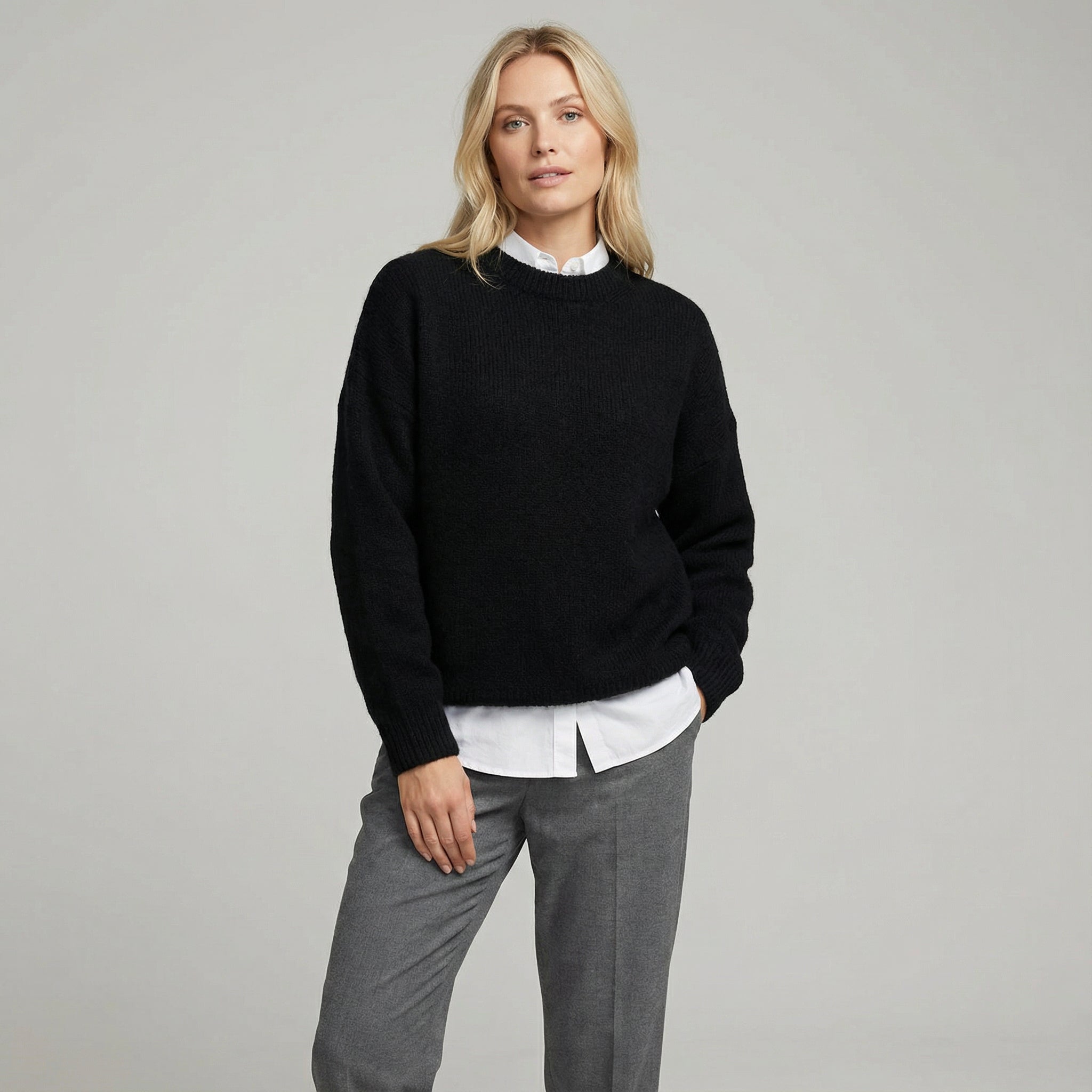 Stijlvolle kasjmier trui - Luxueus, tijdloos & modern