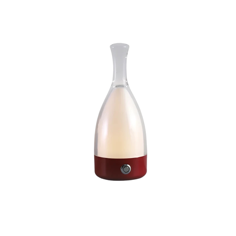 VinoGlow | Lámpara de mesa recargable en deseño de botella de viño