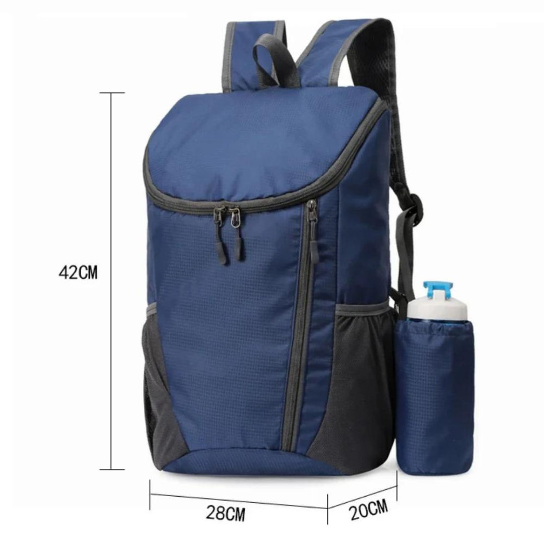 Mochila Compacta Plegable – Lixeira, Repelente á Auga e Duradeira