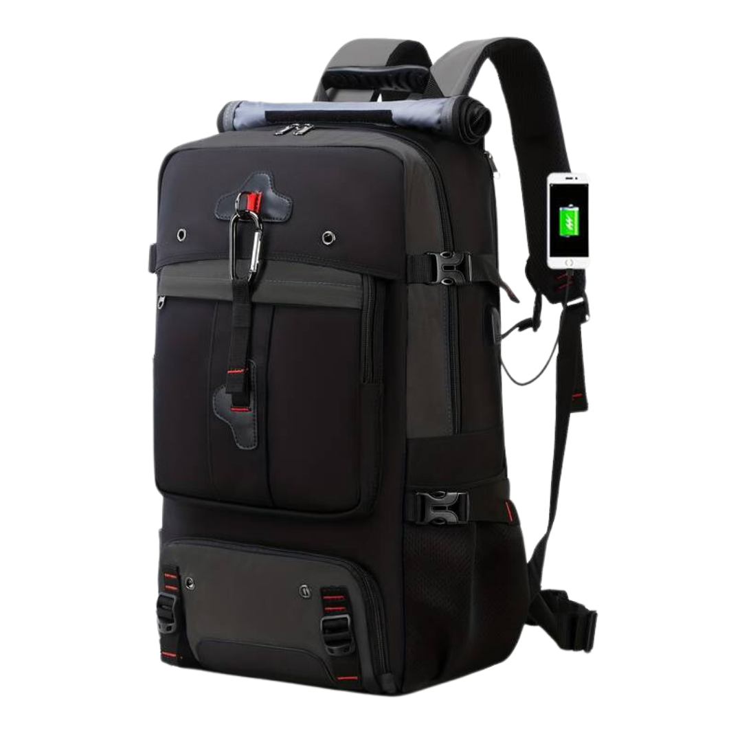 Outdoor Rugzak 50L – Waterdicht & Met USB-Poort voor Reizen en Avontuur