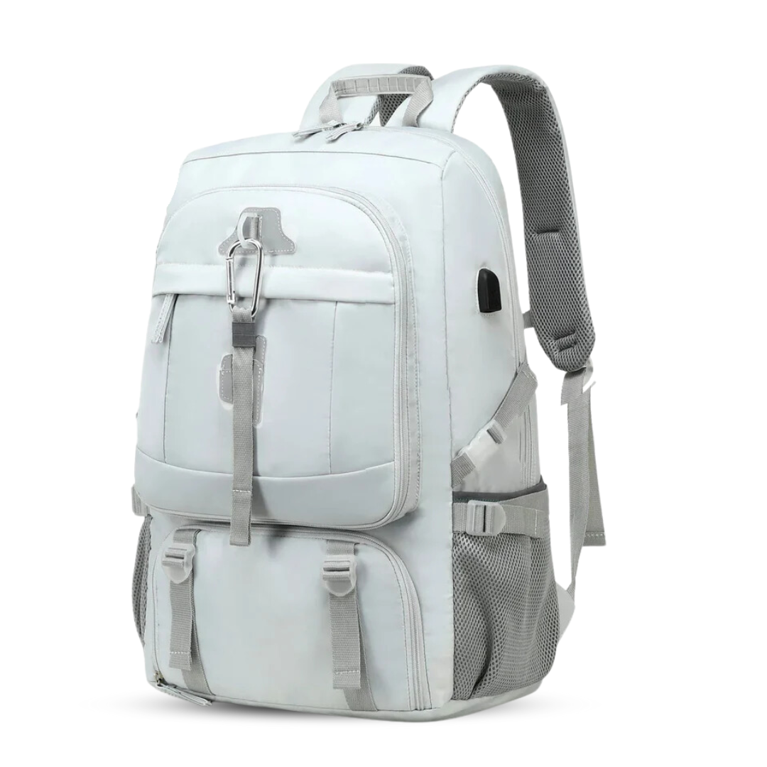 Mochila de viaje 50L – Impermeable y cómoda para aventuras al aire libre