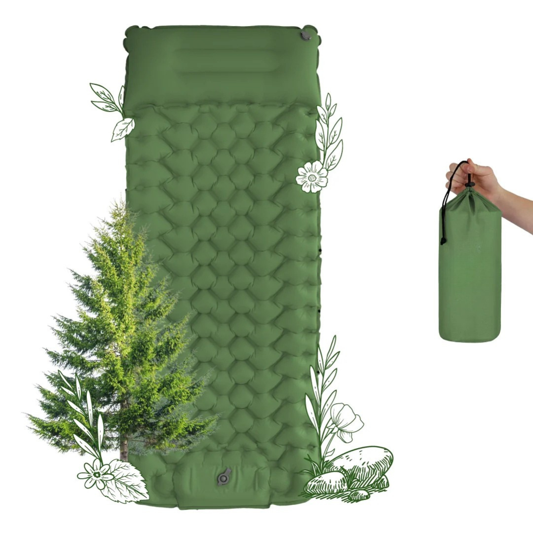 AirLite Zelfopblazend Slaapmatje – Lichtgewicht, Compact & 10 cm Dik Comfort Vestragear