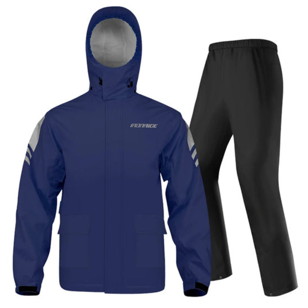RiderPro – Chaqueta de chuvia para moto impermeable ergonómica – Unisex cortaventos