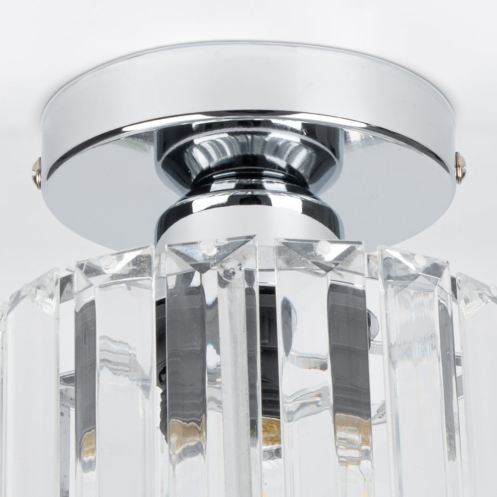 Bravura – Modern flush ceiling lamp – 1-light black design