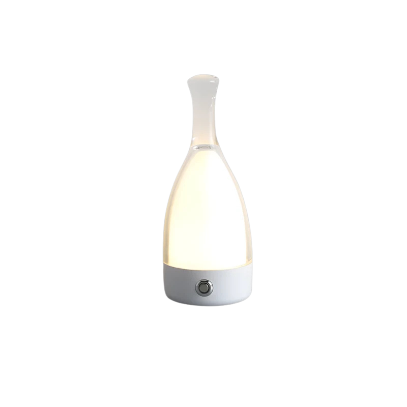 VinoGlow | Lámpara de mesa recargable en deseño de botella de viño