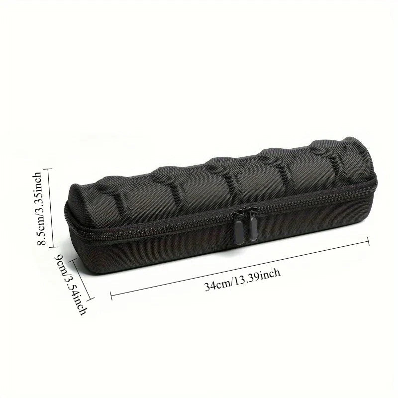 5-Grid Hard Shell Watch Organizer - Portable Travel Case for Men's Watches 3