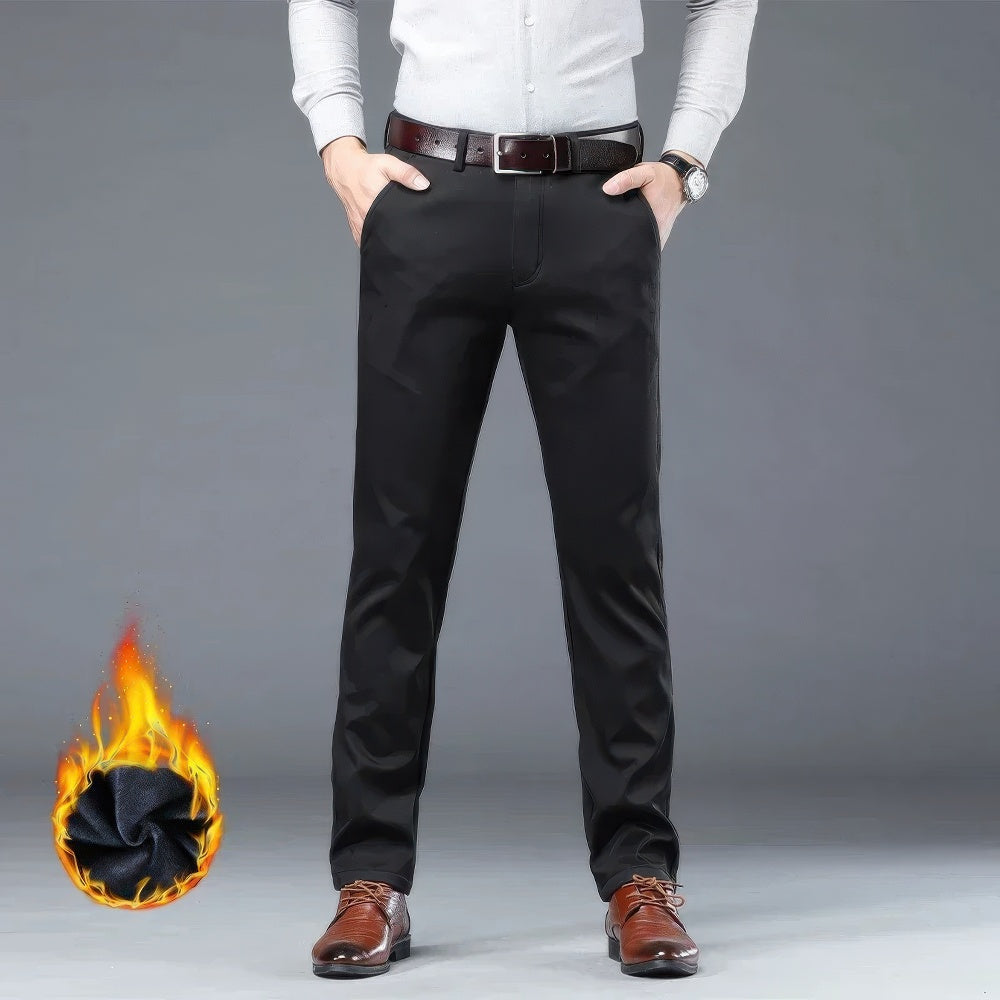 Pantalón Casual Cálido de Forro Polar de Invierno para Hombre - Confort e Estilo