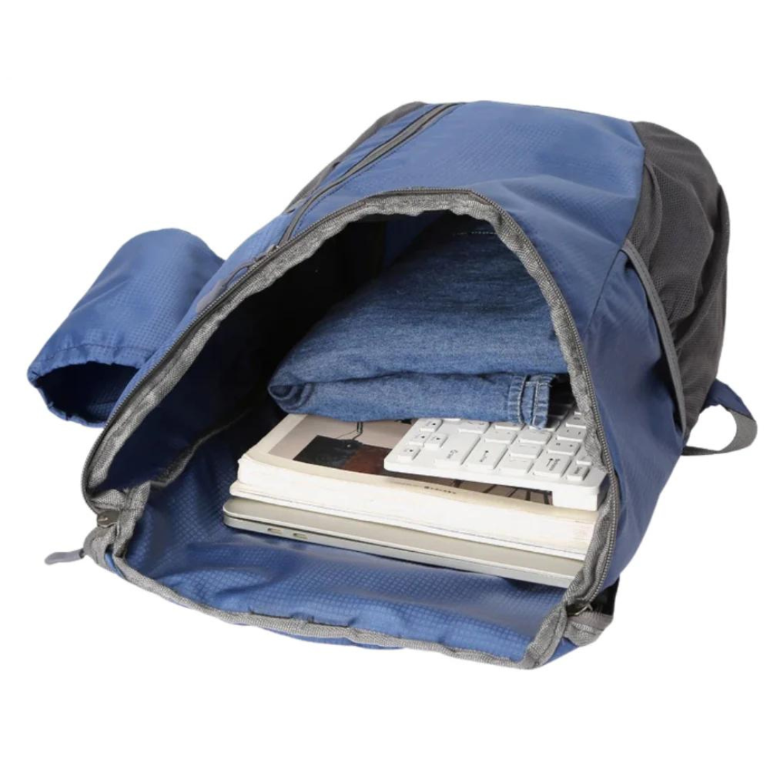 Mochila Compacta Plegable – Lixeira, Repelente á Auga e Duradeira